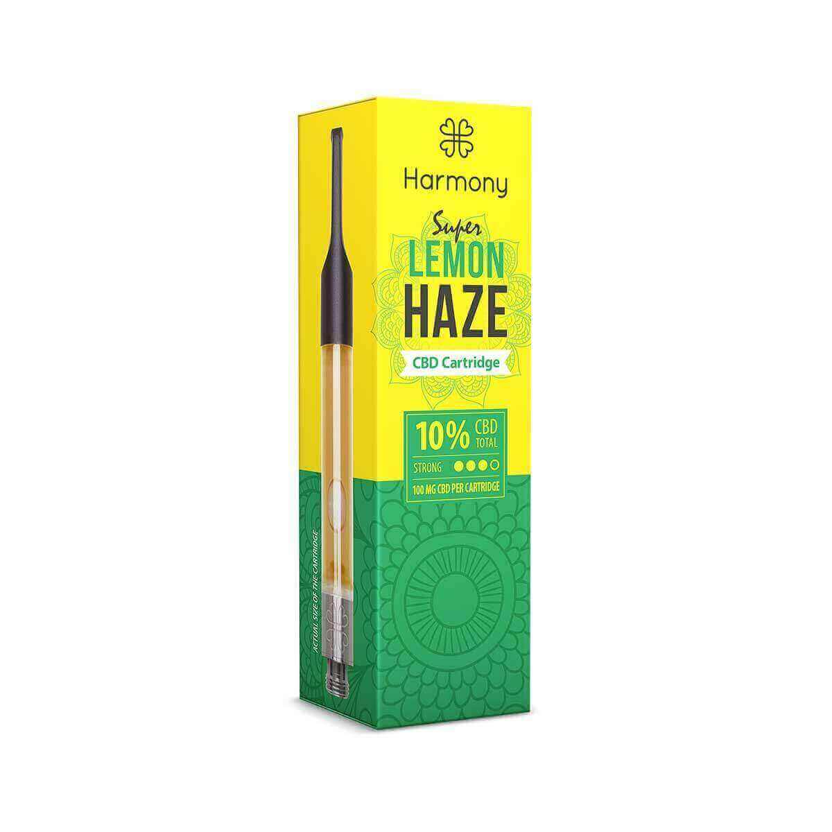 Harmony-CBD-E-liquids-super-Yellow-Haze-Super-lemon-Haze-Lemonhaze-10-Kartusche-100mg-CBD-1ml-cartridge